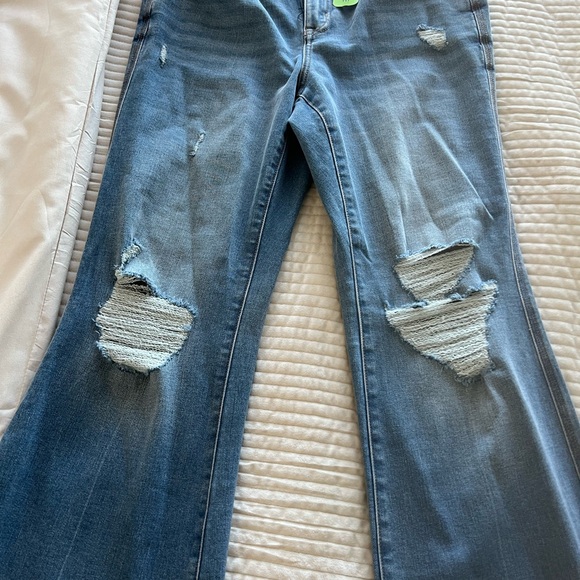 NWT Lane Bryant Body Icon Signature Fit Mid Flare Leg Jeans - Picture 6 of 13